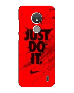 Чехол для Nokia C21 с картинкой «Nike Just Do It»