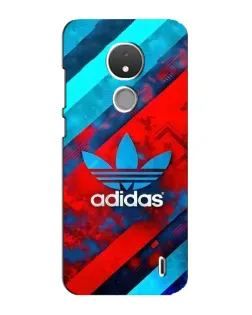 Чехол для Nokia C21 с картинкой «Абстракция Adidas»