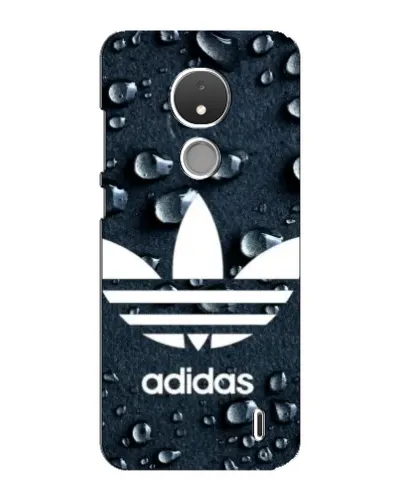 Чехол для Nokia C21 с картинкой «Adidas Trefoil Blue»