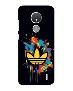 Чехол для Nokia C21 с картинкой «Adidas Splash»