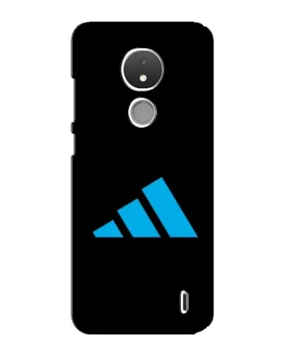 Чехол для Nokia C21 с картинкой «Adidas Cyan Logo»