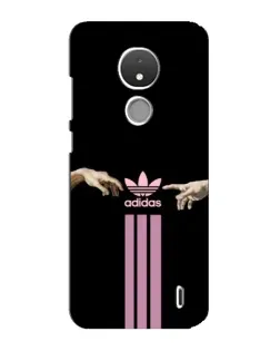 Чехол для Nokia C21 с картинкой «Adidas Hands»