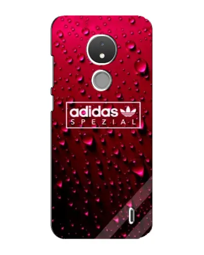 Чехол для Nokia C21 с картинкой «Adidas Gold Marble»