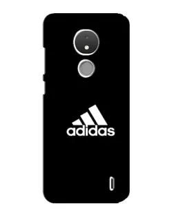 Чехол для Nokia C21 с картинкой «Черная классика Adidas»