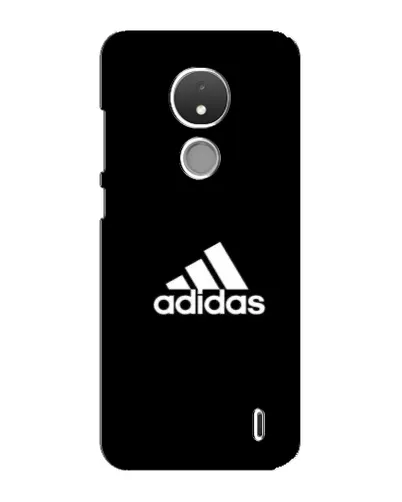 Чехол для Nokia C21 с картинкой «Черная классика Adidas»