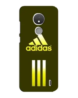 Чехол для Nokia C21 с картинкой «Оливковый градиент Adidas»
