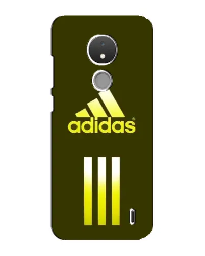 Чехол для Nokia C21 с картинкой «Оливковый градиент Adidas»