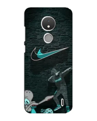 Чехол для Nokia C21 с картинкой «Спортивный арт Nike» Чехол для Nokia C21 с картинкой «Спортивный арт Nike»
