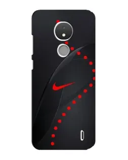 Чехол для Nokia C21 с картинкой «Абстрактный дизайн Nike»