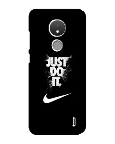 Чехол для Nokia C21 с картинкой «Текстовый принт Nike» Чехол для Nokia C21 с картинкой «Текстовый принт Nike»