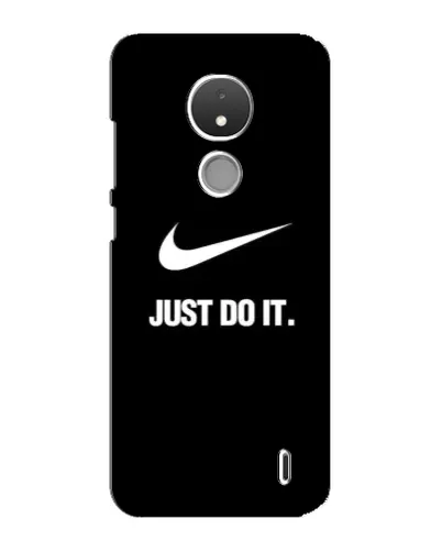 Чехол для Nokia C21 с картинкой «Классический принт Nike» Чехол для Nokia C21 с картинкой «Классический принт Nike»