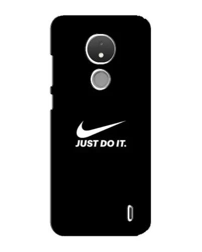 Чехол для Nokia C21 с картинкой «Минимализм от Nike» Чехол для Nokia C21 с картинкой «Минимализм от Nike»