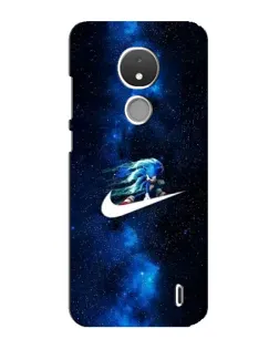 Чехол для Nokia C21 с картинкой «Звездный путь Nike»