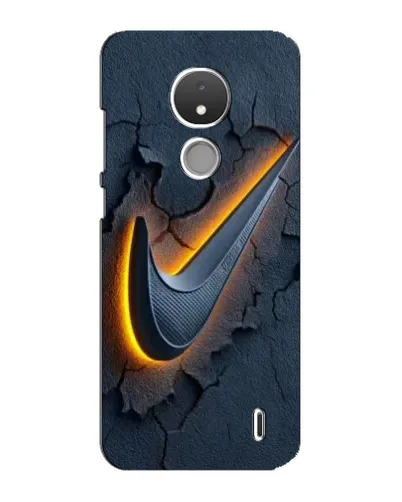 Чехол для Nokia C21 с картинкой «Объемный логотип Найк» Чехол для Nokia C21 с картинкой «Объемный логотип Найк»