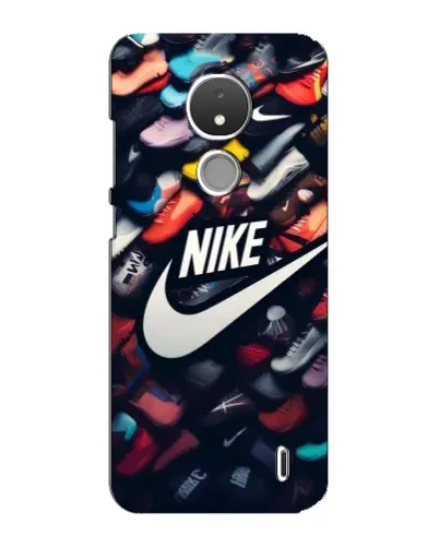 Чехол для Nokia C21 с картинкой «Коллекция кроссовок Nike» Чехол для Nokia C21 с картинкой «Коллекция кроссовок Nike»