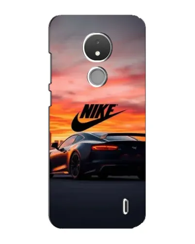 Чехол для Nokia C21 с картинкой «Nike и суперкар» Чехол для Nokia C21 с картинкой «Nike и суперкар»