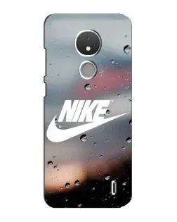 Чехол для Nokia C21 с картинкой «Nike в стиле ретро»