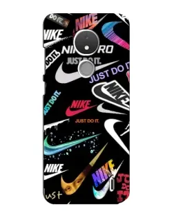 Чехол для Nokia C21 с картинкой «Nike — роскошь»