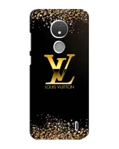 Чехол для Nokia C21 с картинкой «LV — золотые искры» Чехол для Nokia C21 с картинкой «LV — золотые искры»