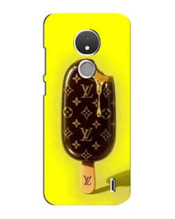 Чехол для Nokia C21 с картинкой «Мороженое от LV»