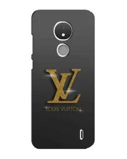 Чехол для Nokia C21 с картинкой «Градиент Louis Vuitton»