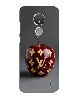Чехол для Nokia C21 с картинкой «Красное яблоко LV»