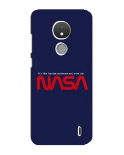 Чехол для Nokia C21 с картинкой «NASA — глубокий космос»