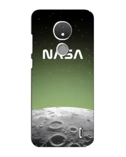 Чехол для Nokia C21 с картинкой «NASA — лунный градиент»
