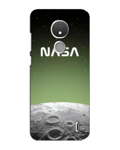 Чехол для Nokia C21 с картинкой «NASA — лунный градиент»