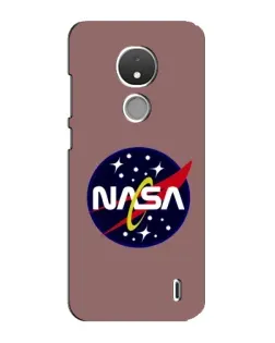 Чехол для Nokia C21 с картинкой «NASA — ретро космос»