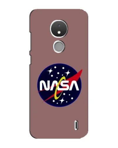 Чехол для Nokia C21 с картинкой «NASA — ретро космос»