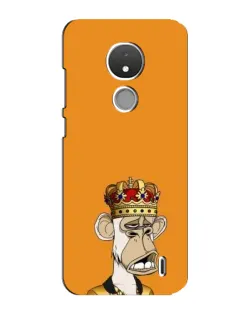 Чехол для Nokia C21 с картинкой «Золотая обезьяна Bored Ape»