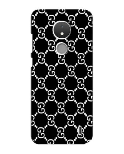 Чохол для Nokia C21 з картинкою «Gucci — сітчастий паттерн»