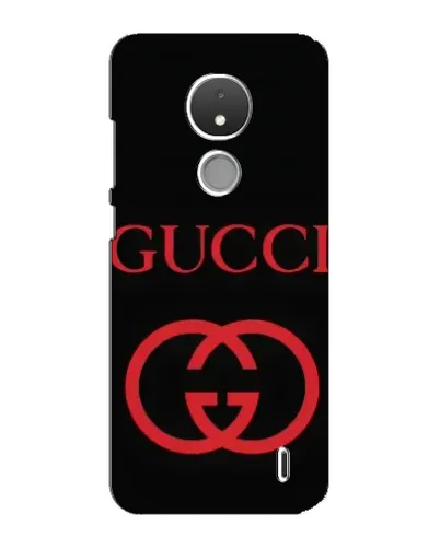 Чохол для Nokia C21 з картинкою «Gucci — червоний логотип»
