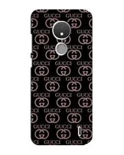 Чохол для Nokia C21 з картинкою «Класична монограма Gucci»