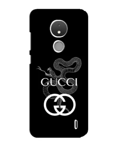 Чохол для Nokia C21 з картинкою «Gucci — срібна змія»