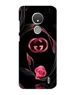 Чохол для Nokia C21 з картинкою «Gucci — неонова троянда»