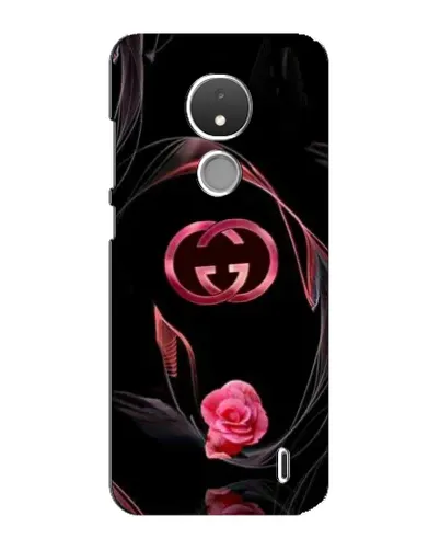 Чохол для Nokia C21 з картинкою «Gucci — неонова троянда»