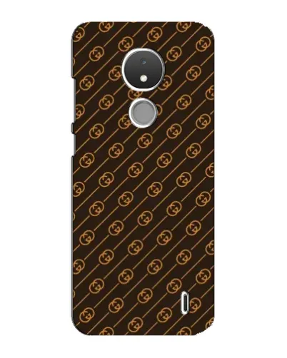 Чохол для Nokia C21 з картинкою «Gucci — золоті діагоналі»