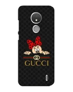 Чохол для Nokia C21 з картинкою «Мінні Маус Gucci — чорний»
