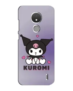 Чохол для Nokia C21 з картинкою «Kuromi — фіолетовий арт»