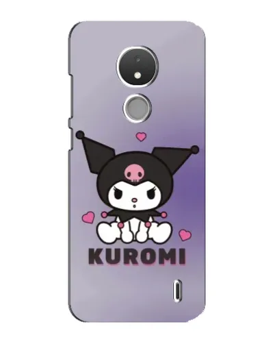Чохол для Nokia C21 з картинкою «Kuromi — фіолетовий арт»