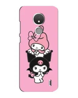 Чохол для Nokia C21 з картинкою «My Melody та Kuromi»