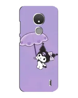 Чохол для Nokia C21 з картинкою «Kuromi з парасолькою»
