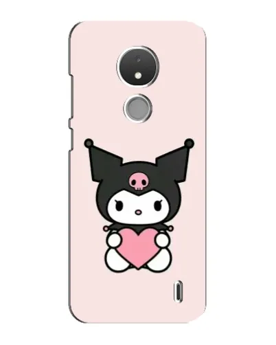 Чохол для Nokia C21 з картинкою «Kuromi та серце»