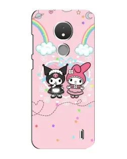 Чохол для Nokia C21 з картинкою «My Melody та Kuromi»