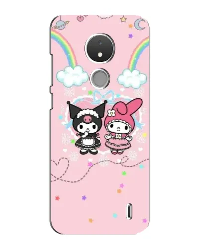 Чохол для Nokia C21 з картинкою «My Melody та Kuromi»