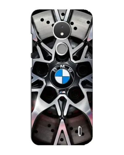 Чехол для Nokia C21 с картинкой «BMW — деталь диска»