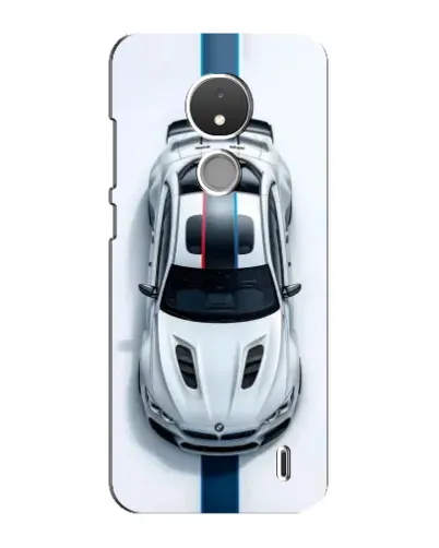 Чехол для Nokia C21 с картинкой «Вид сверху — BMW M»