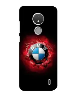 Чехол для Nokia C21 с картинкой «Логотип BMW — вспышка»